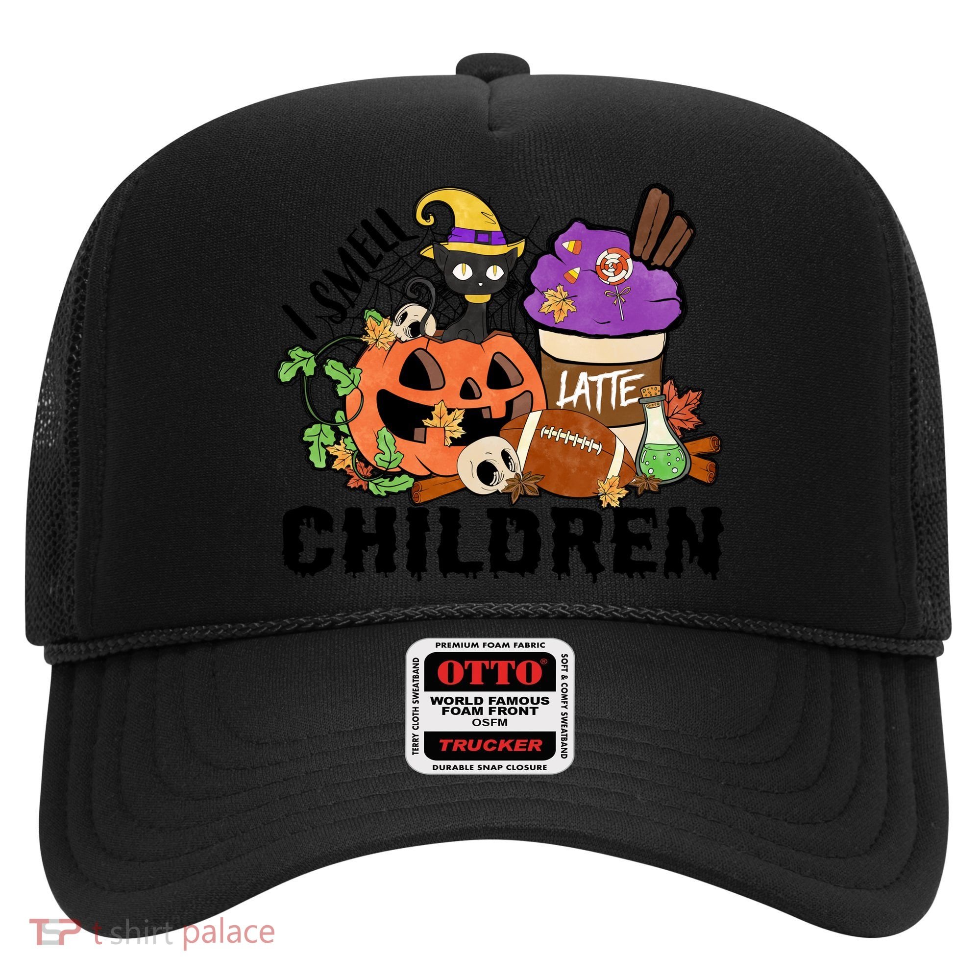 Halloween I Smell Children Hocus Pocus Coffee Latte Hat