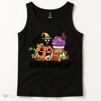 Halloween I Smell Children Hocus Pocus Coffee Latte Tank Top thumb 2