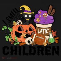Halloween I Smell Children Hocus Pocus Coffee Latte Tank Top thumb 6