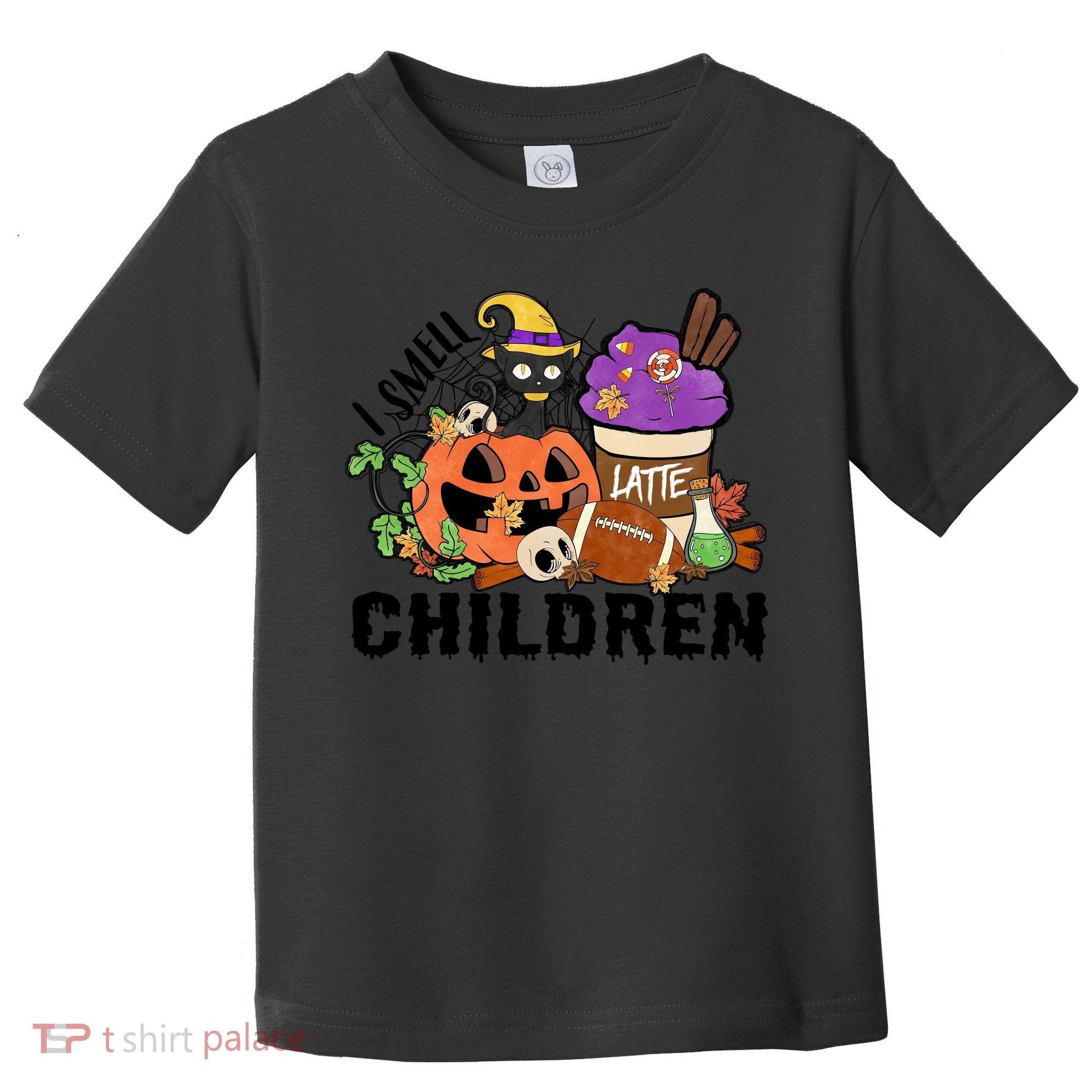 Halloween I Smell Children Hocus Pocus Coffee Latte Toddler T-Shirt