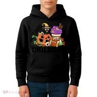 Halloween I Smell Children Hocus Pocus Coffee Latte Kids Hoodie thumb 4