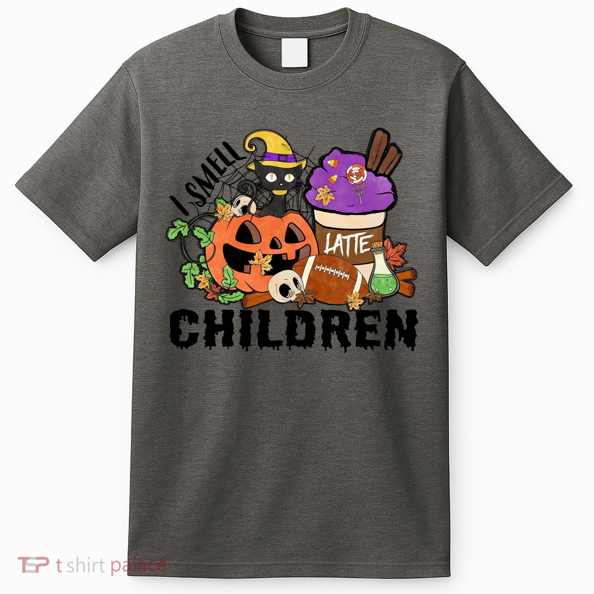Halloween I Smell Children Hocus Pocus Coffee Latte T-Shirt