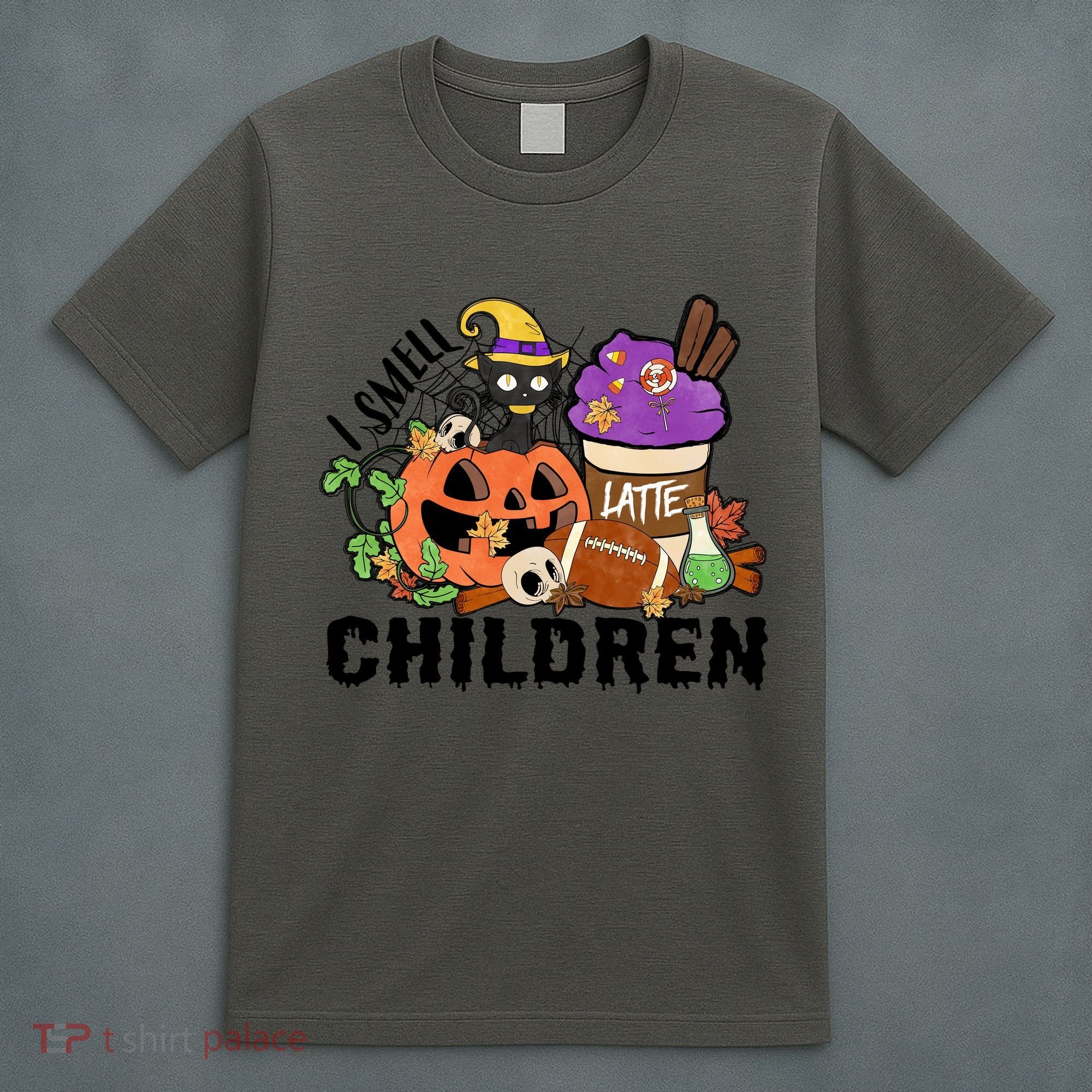 Halloween I Smell Children Hocus Pocus Coffee Latte T-Shirt
