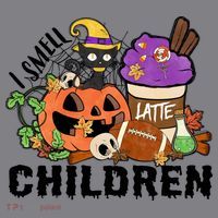 Halloween I Smell Children Hocus Pocus Coffee Latte Women's Hoodie thumb 2