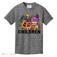Halloween I Smell Children Hocus Pocus Coffee Latte Kids T-Shirt thumb 0