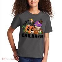 Halloween I Smell Children Hocus Pocus Coffee Latte Kids T-Shirt thumb 2