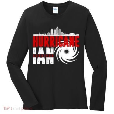 Hurricane IAN Survivor Women's Long Sleeve Shirt