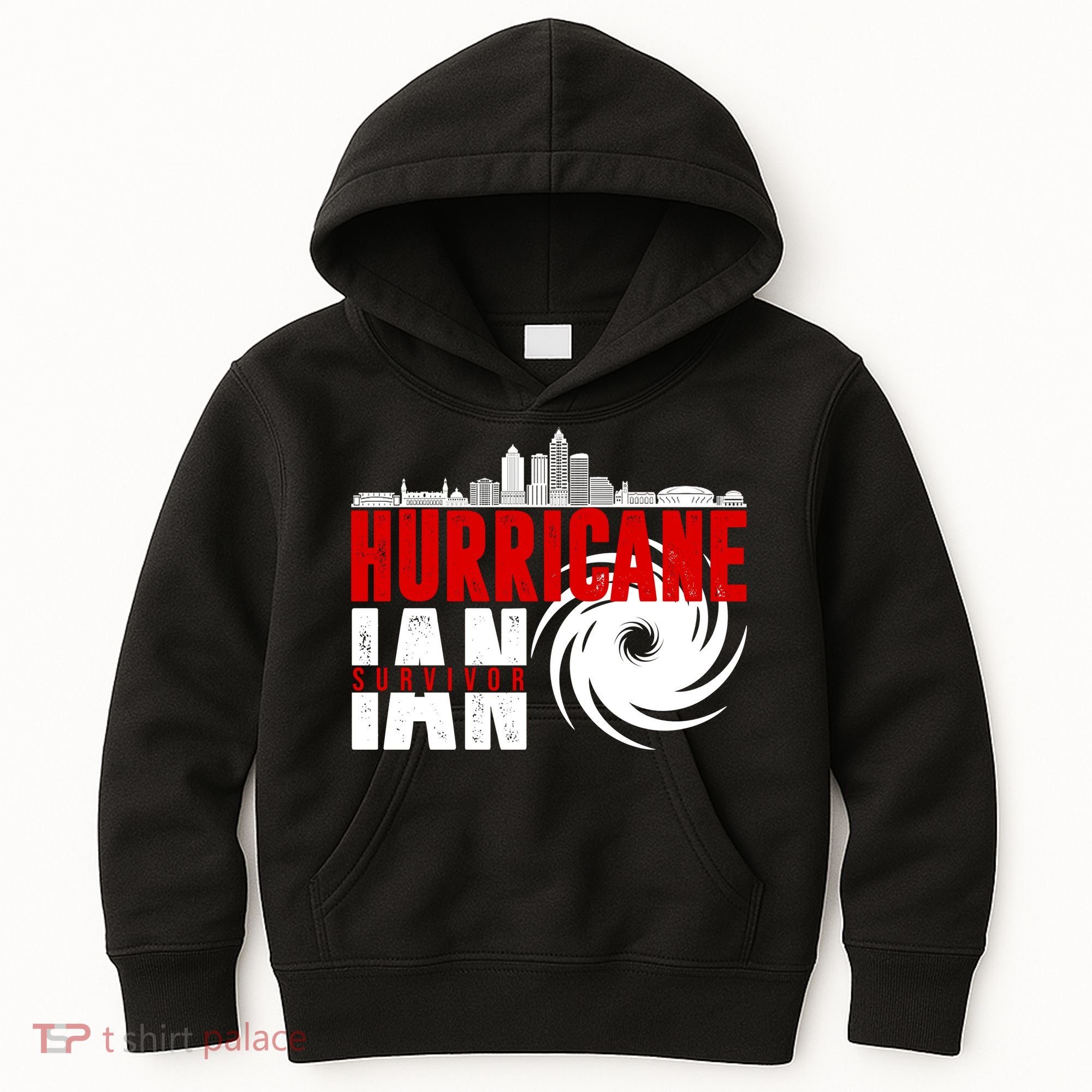 Hurricane IAN Survivor Kids Hoodie