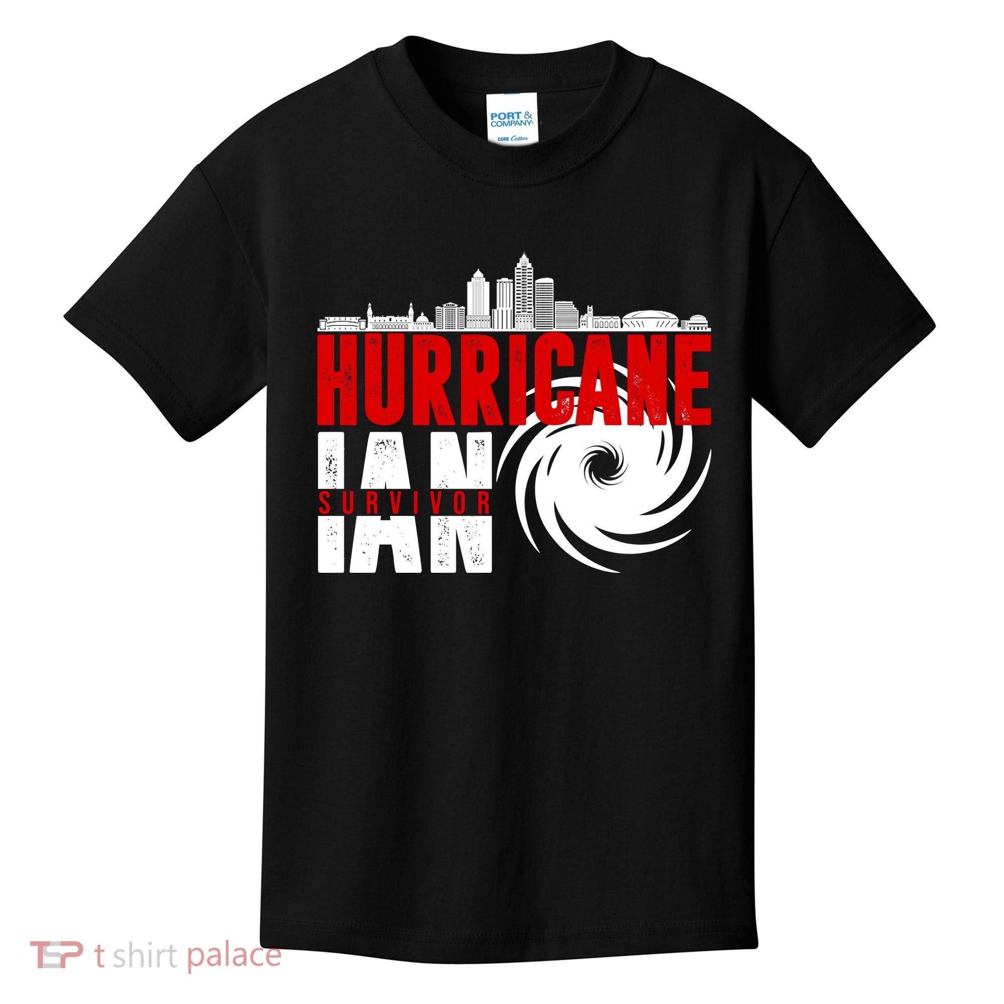 Hurricane IAN Survivor Kids T-Shirt