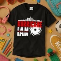Hurricane IAN Survivor Kids T-Shirt thumb 3