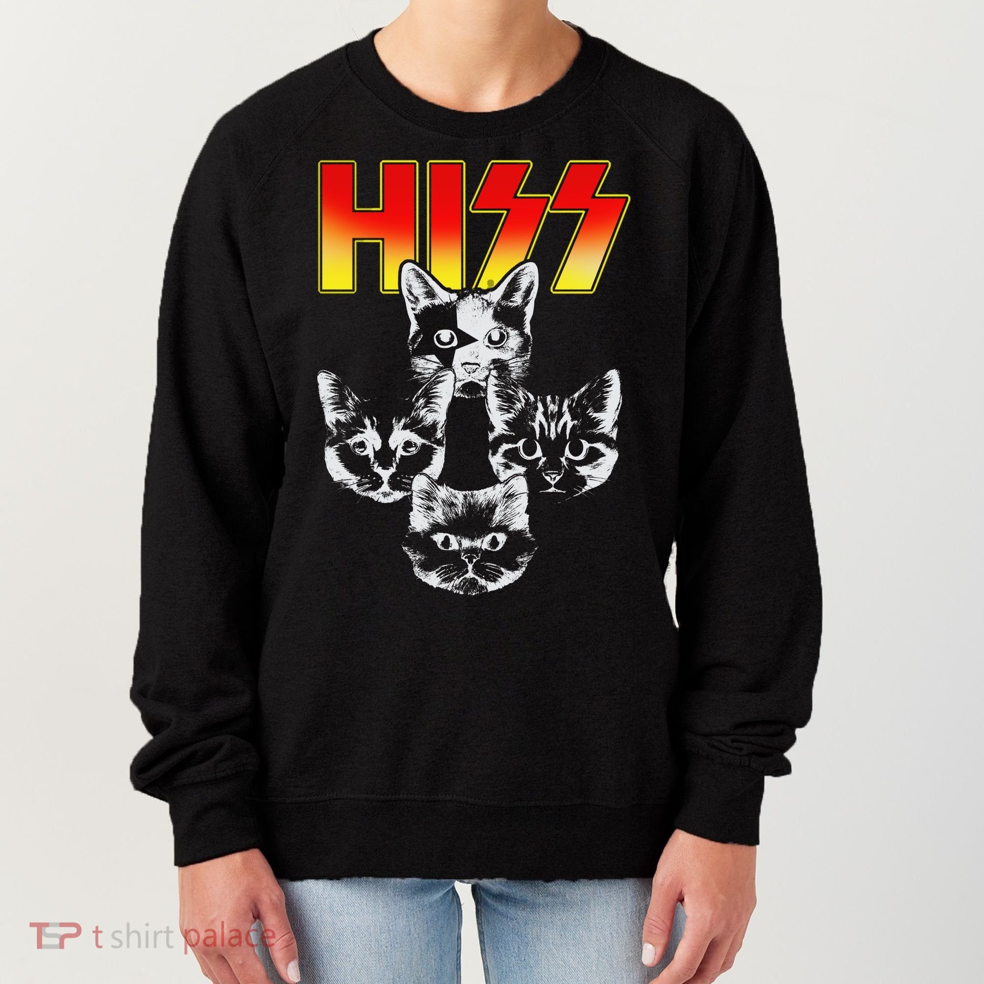 Hiss Music Cat Band Women's Sweatshirt