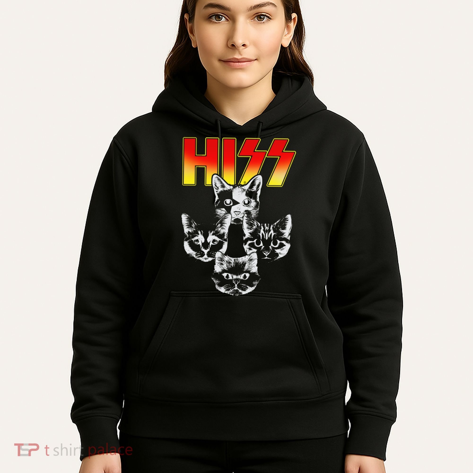 Hiss Music Cat Band Hoodie
