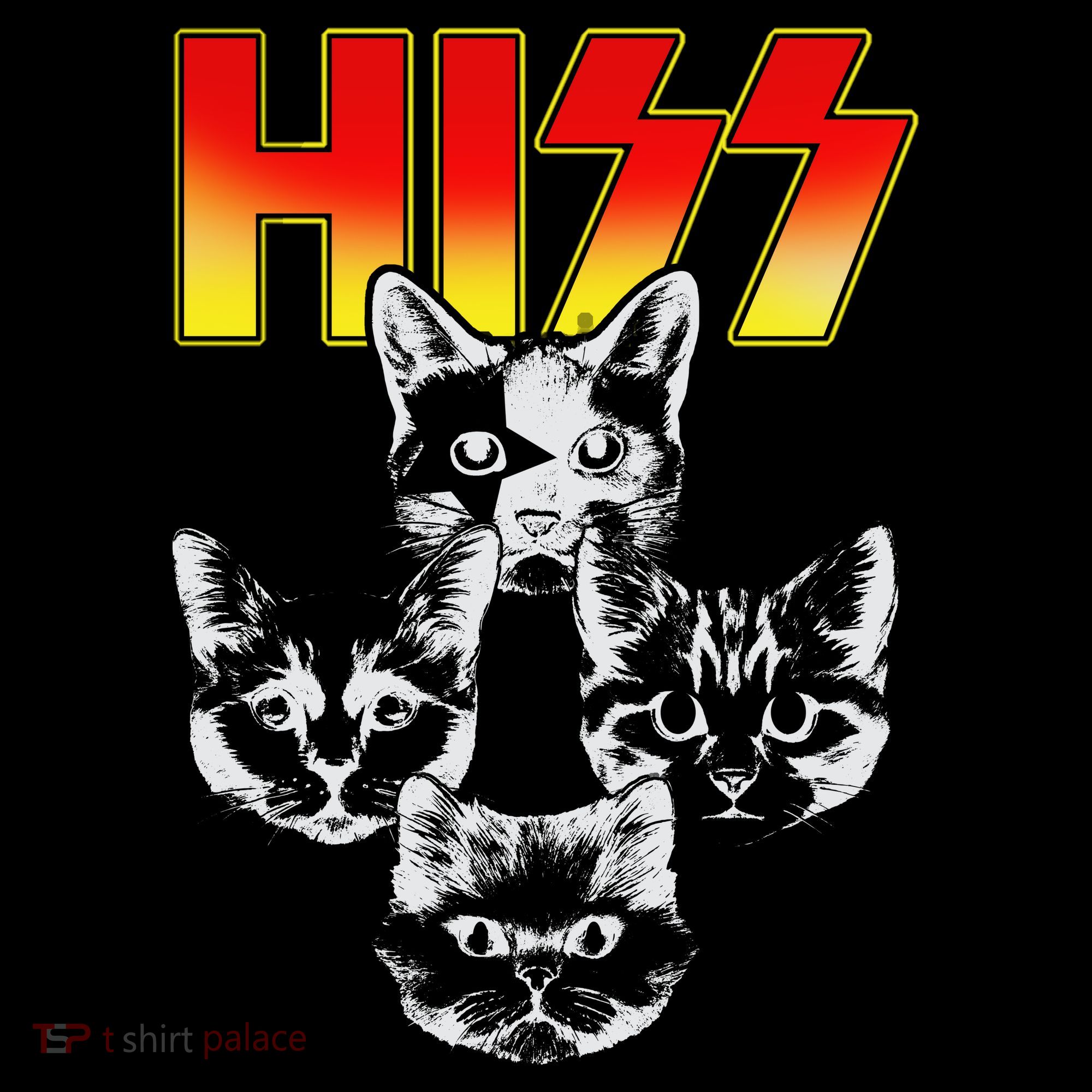 Hiss Music Cat Band Hoodie