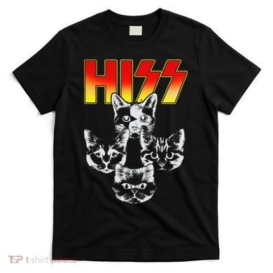 Hiss Music Cat Band T-Shirt