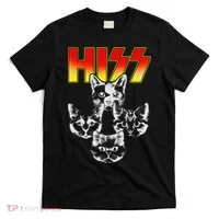 Hiss Music Cat Band T-Shirt thumb 0