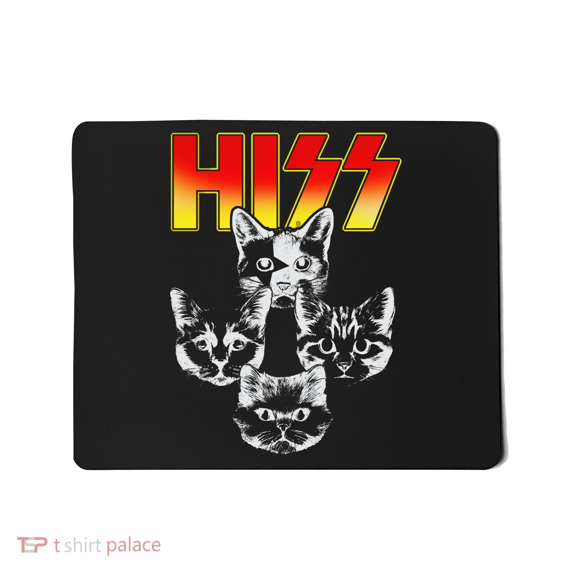 Hiss Music Cat Band Mousepad