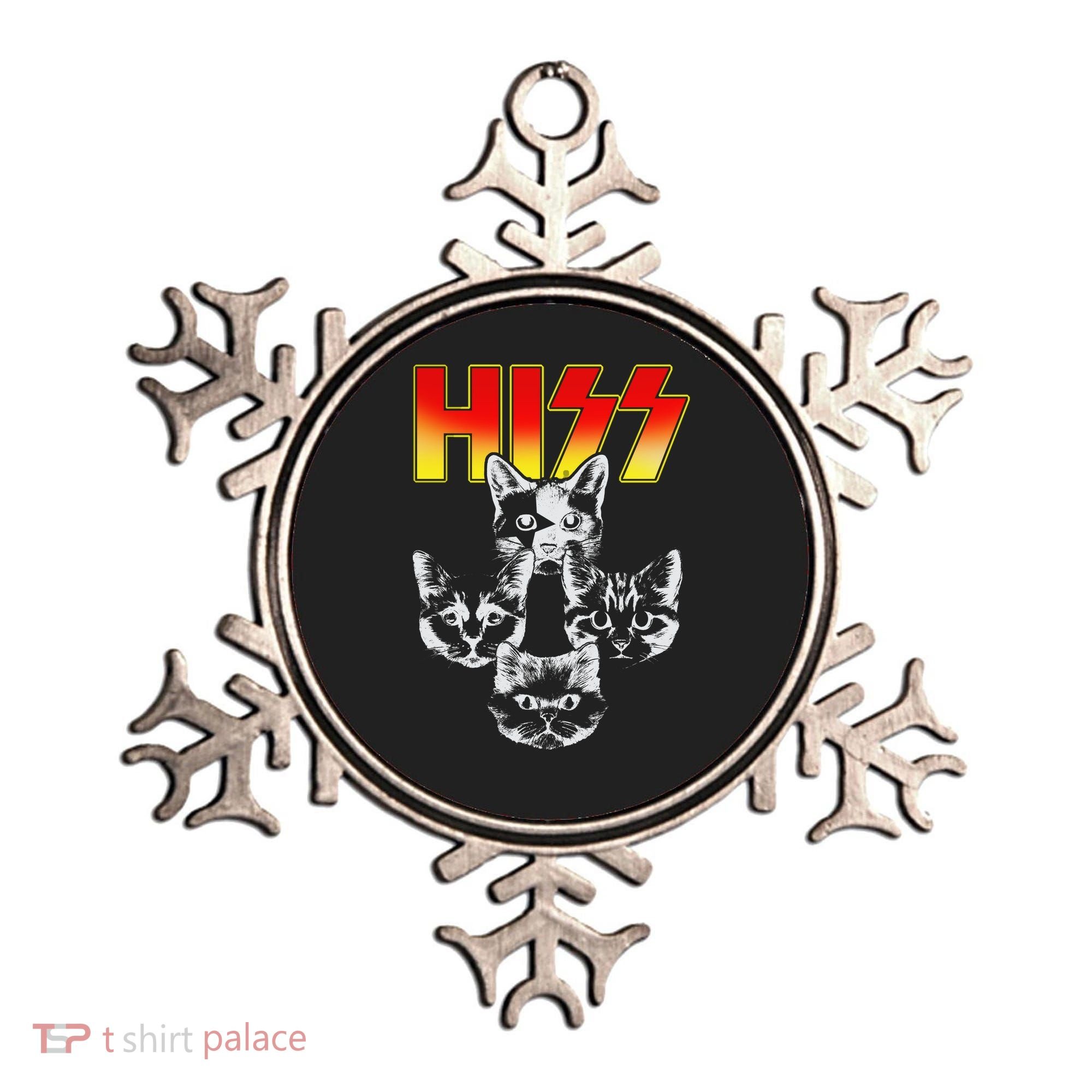 Hiss Music Cat Band Ornament