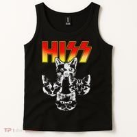 Hiss Music Cat Band Tank Top thumb 2