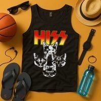 Hiss Music Cat Band Tank Top thumb 4