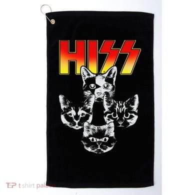 Hiss Music Cat Band Golf Towel