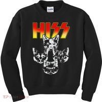 Hiss Music Cat Band Kids Sweatshirt thumb 0