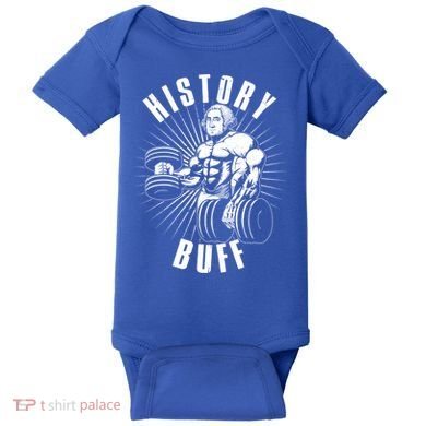 History Buff Funny George Washington Baby Bodysuit