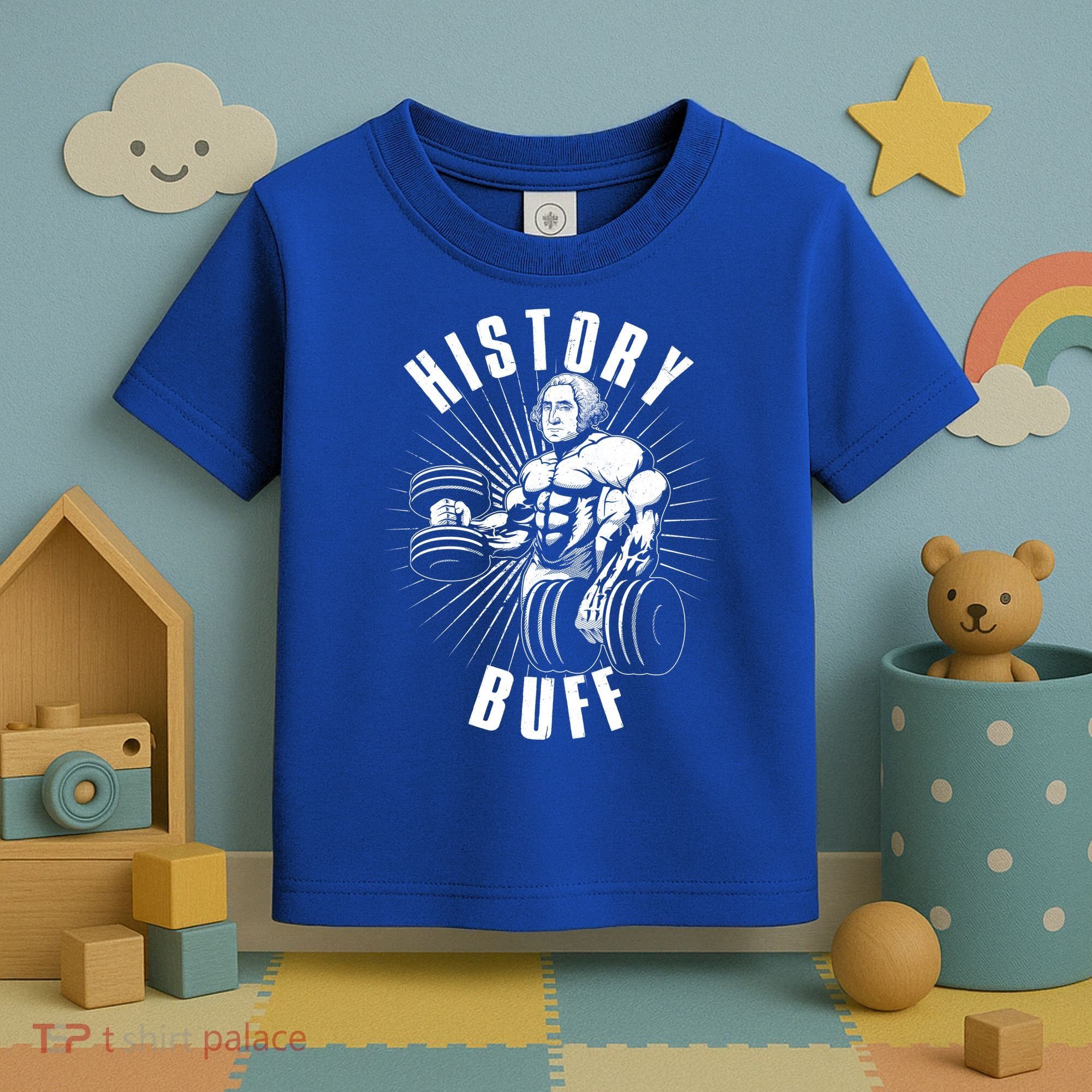 History Buff Funny George Washington Toddler T-Shirt