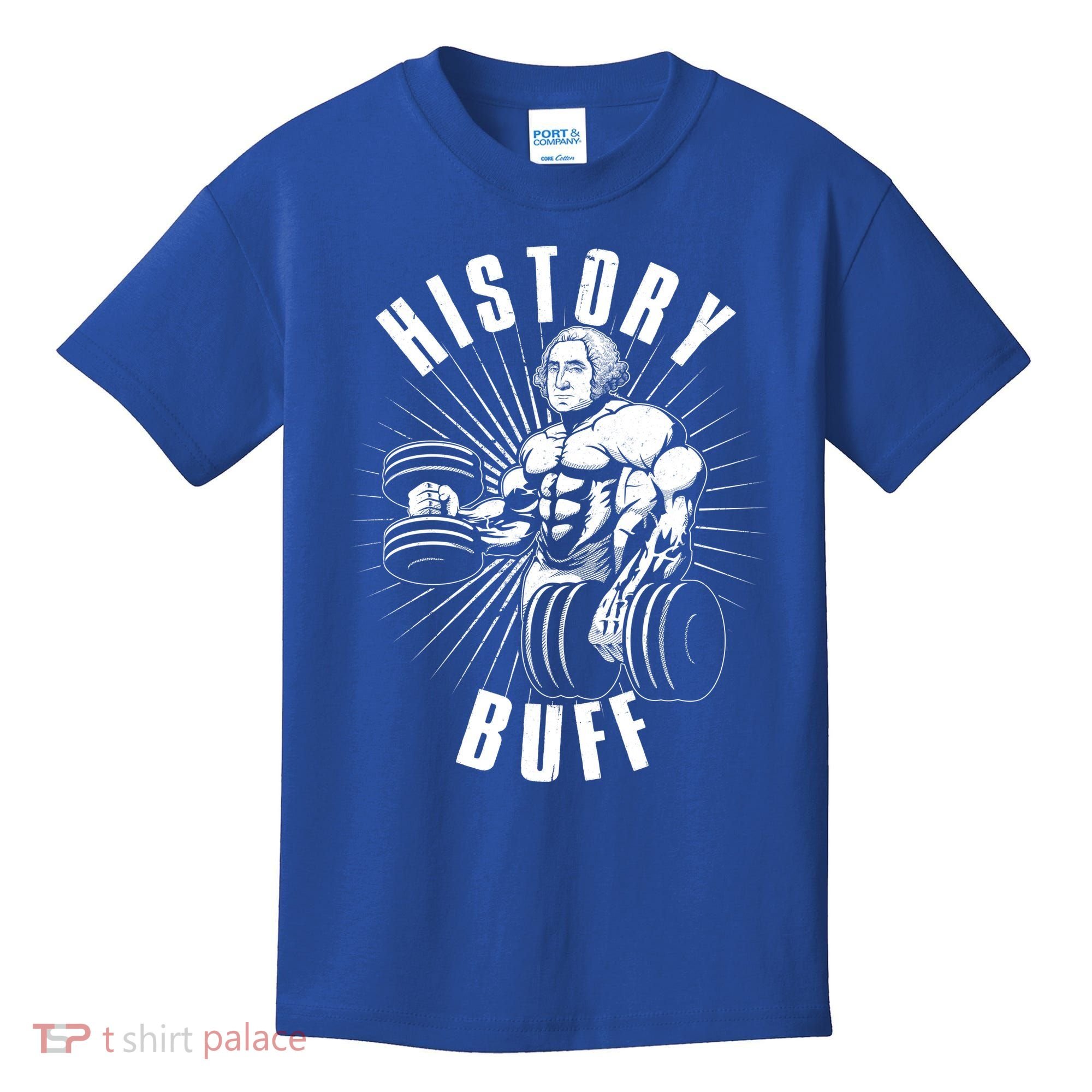 History Buff Funny George Washington Kids T-Shirt