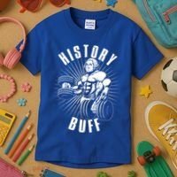 History Buff Funny George Washington Kids T-Shirt thumb 3