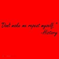 History Don't Make Me Repeat Myself Santa Hat thumb 1