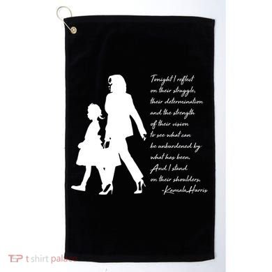 History Makers Kamala Harris And Ruby Bridges Golf Towel