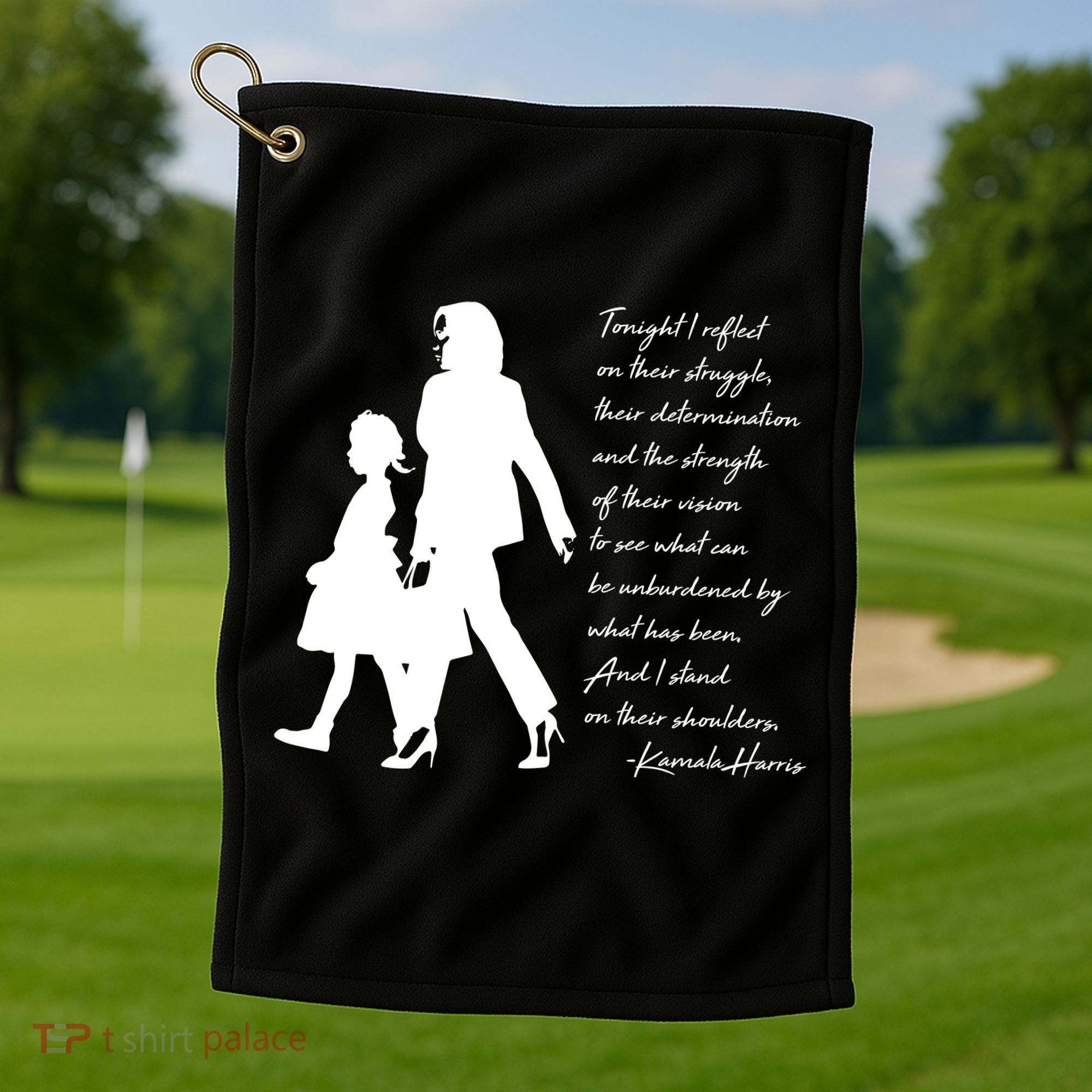 History Makers Kamala Harris And Ruby Bridges Golf Towel