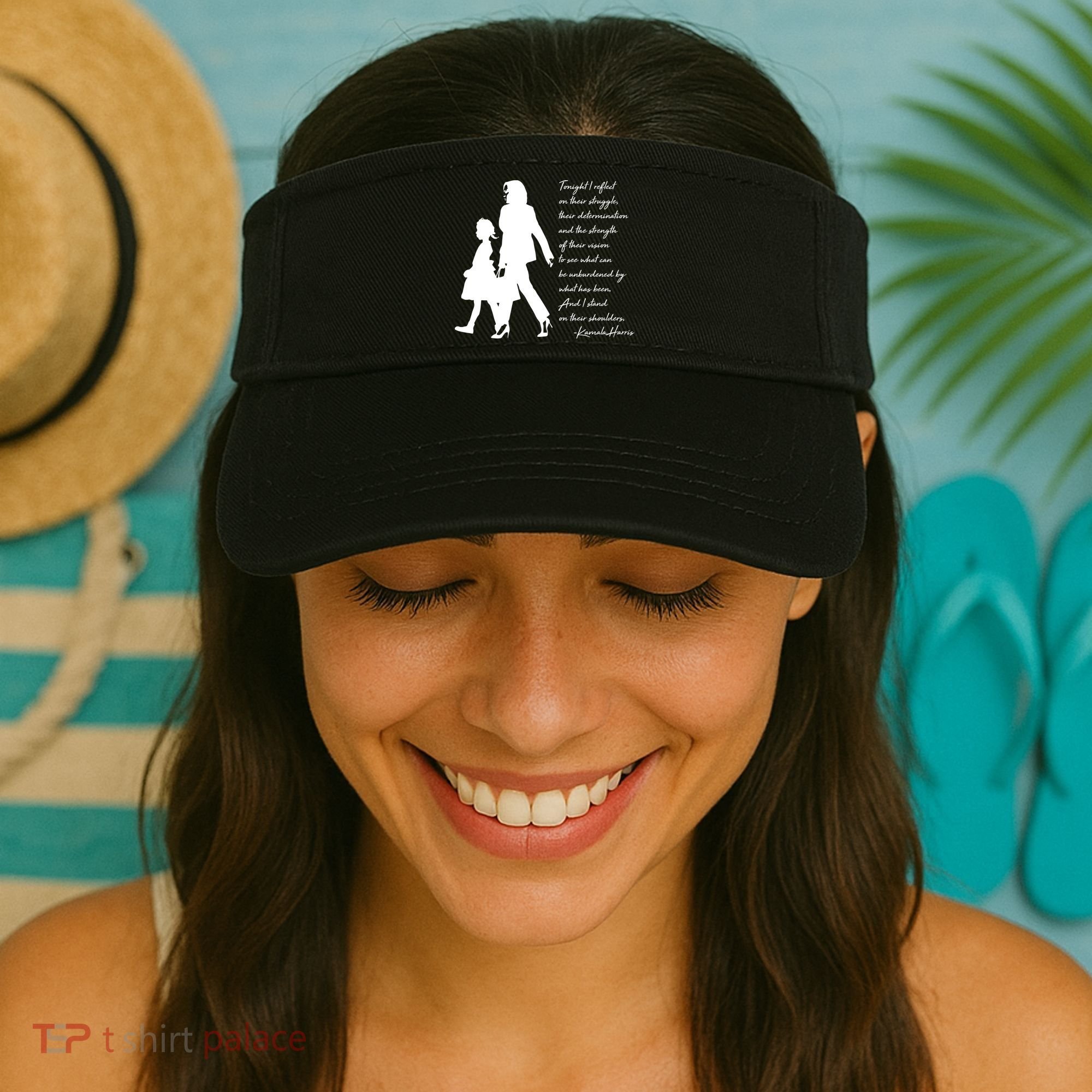 History Makers Kamala Harris And Ruby Bridges Visor