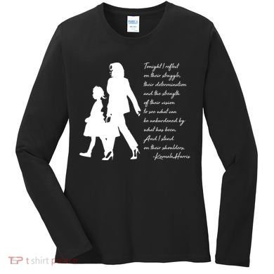 History Makers Kamala Harris And Ruby Bridges Women's Long Sleeve Shirt