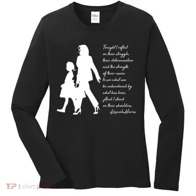 History Makers Kamala Harris And Ruby Bridges Women's Long Sleeve Shirt