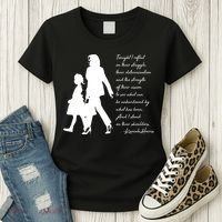History Makers Kamala Harris And Ruby Bridges Women's T-Shirt thumb 3