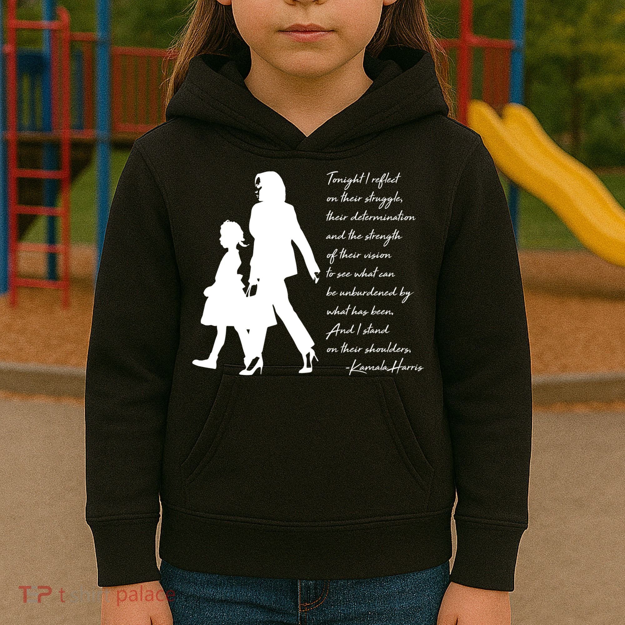History Makers Kamala Harris And Ruby Bridges Kids Hoodie
