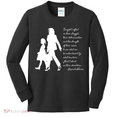History Makers Kamala Harris And Ruby Bridges Kids Long Sleeve Shirt