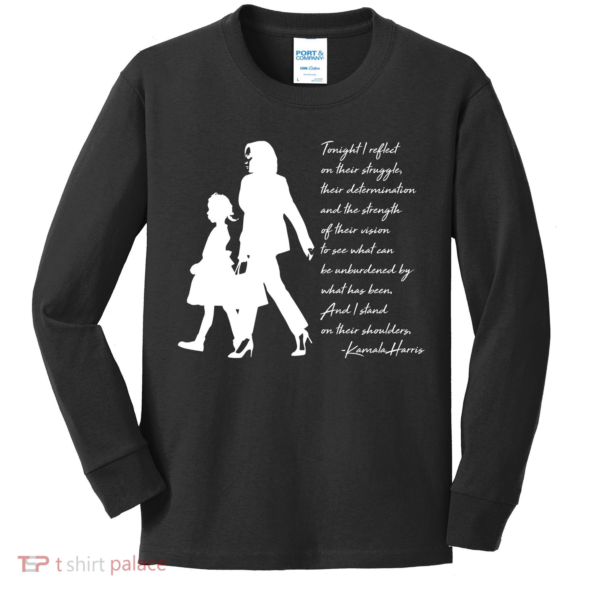 History Makers Kamala Harris And Ruby Bridges Kids Long Sleeve Shirt