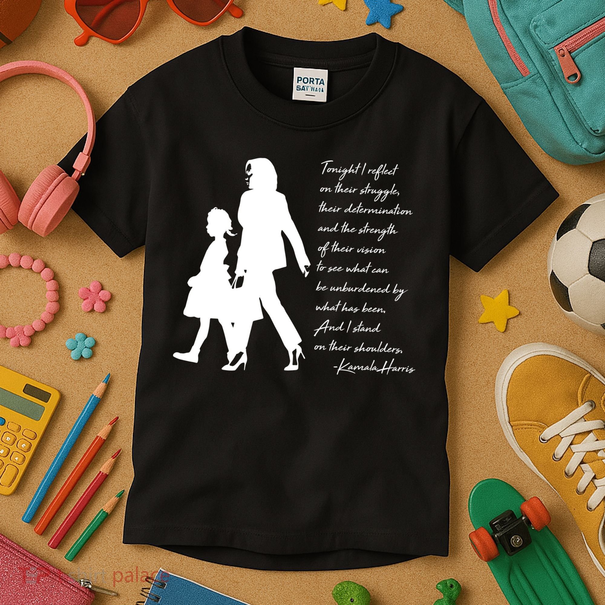 History Makers Kamala Harris And Ruby Bridges Kids T-Shirt