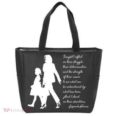 History Makers Kamala Harris And Ruby Bridges Tote Bag