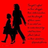 History Makers Kamala Harris And Ruby Bridges Santa Hat thumb 1