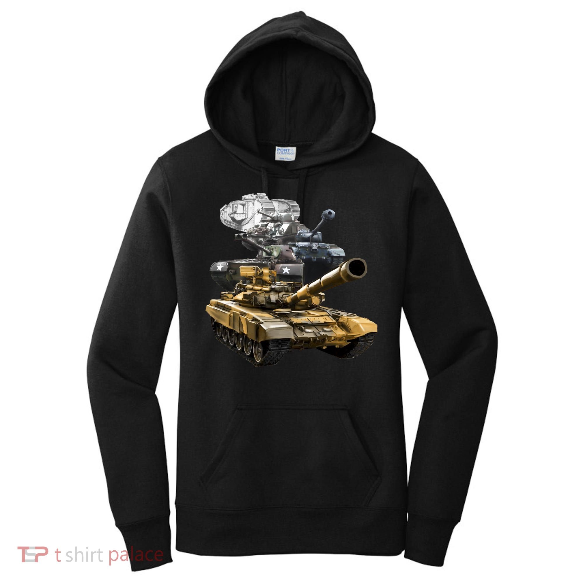 History of The Army Tank Women's Hoodie