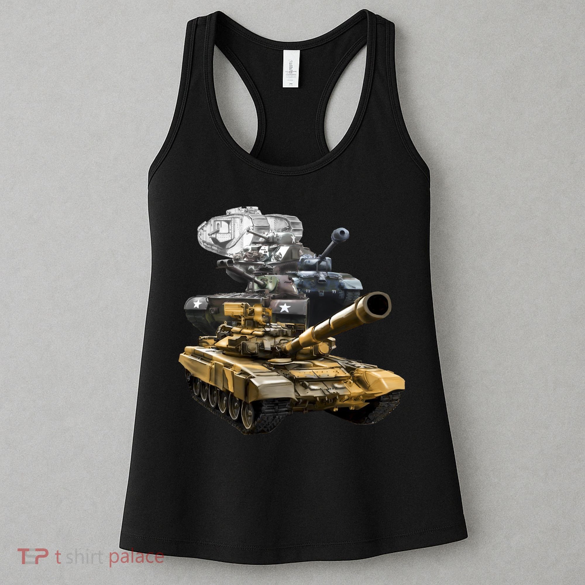 History of The Army Tank Women's Tank Top
