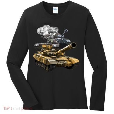 History of The Army Tank Women's Long Sleeve Shirt