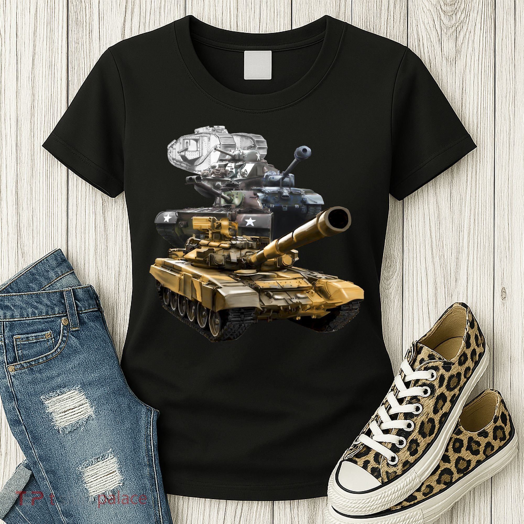 History of The Army Tank Women's T-Shirt
