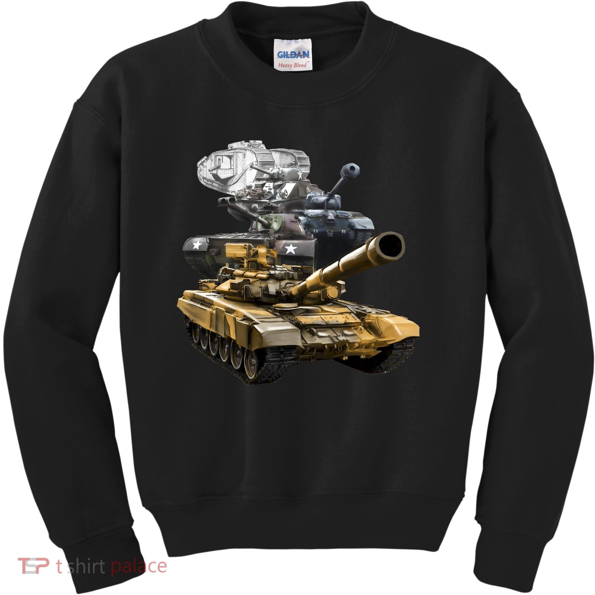 History of The Army Tank Kids Sweatshirt