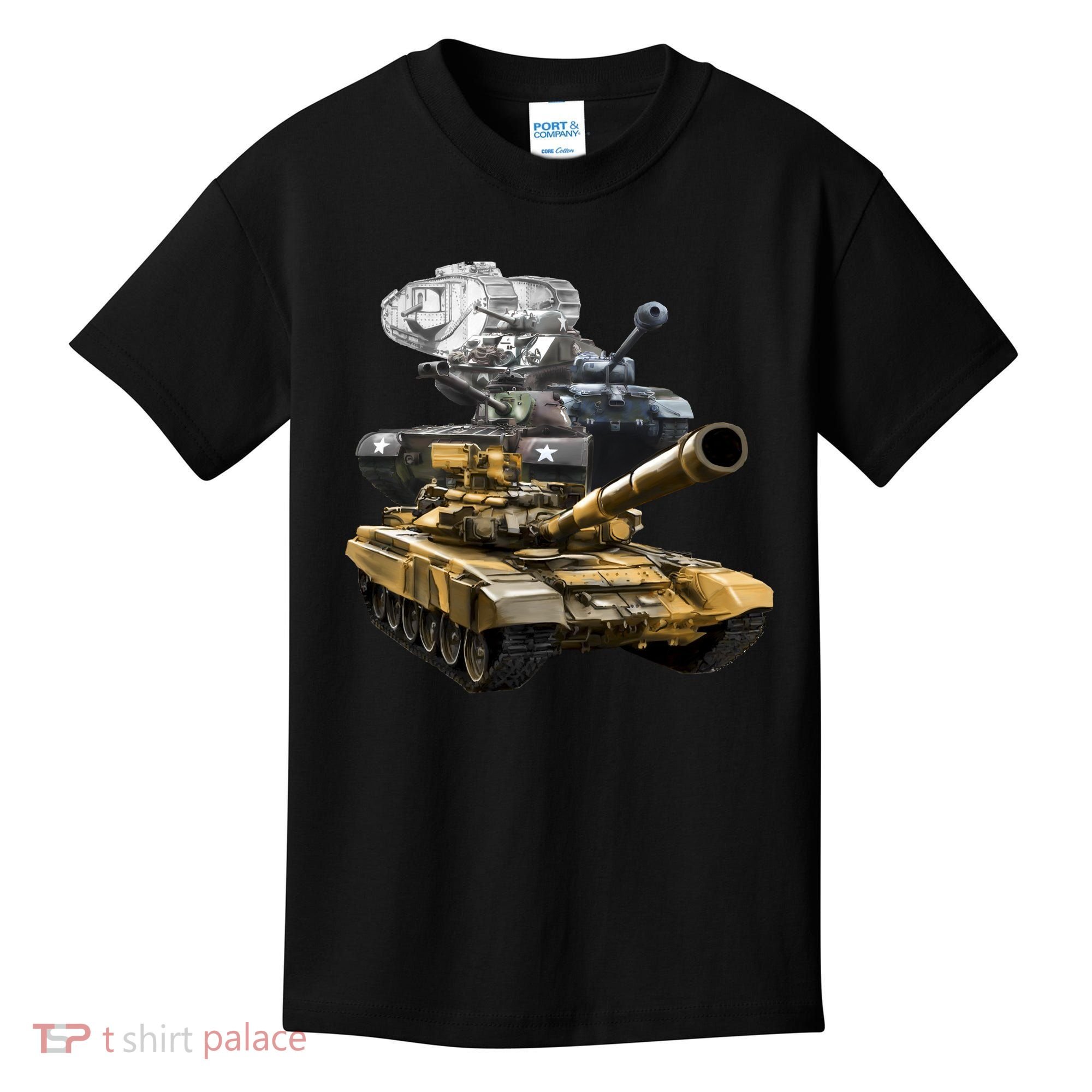History of The Army Tank Kids T-Shirt