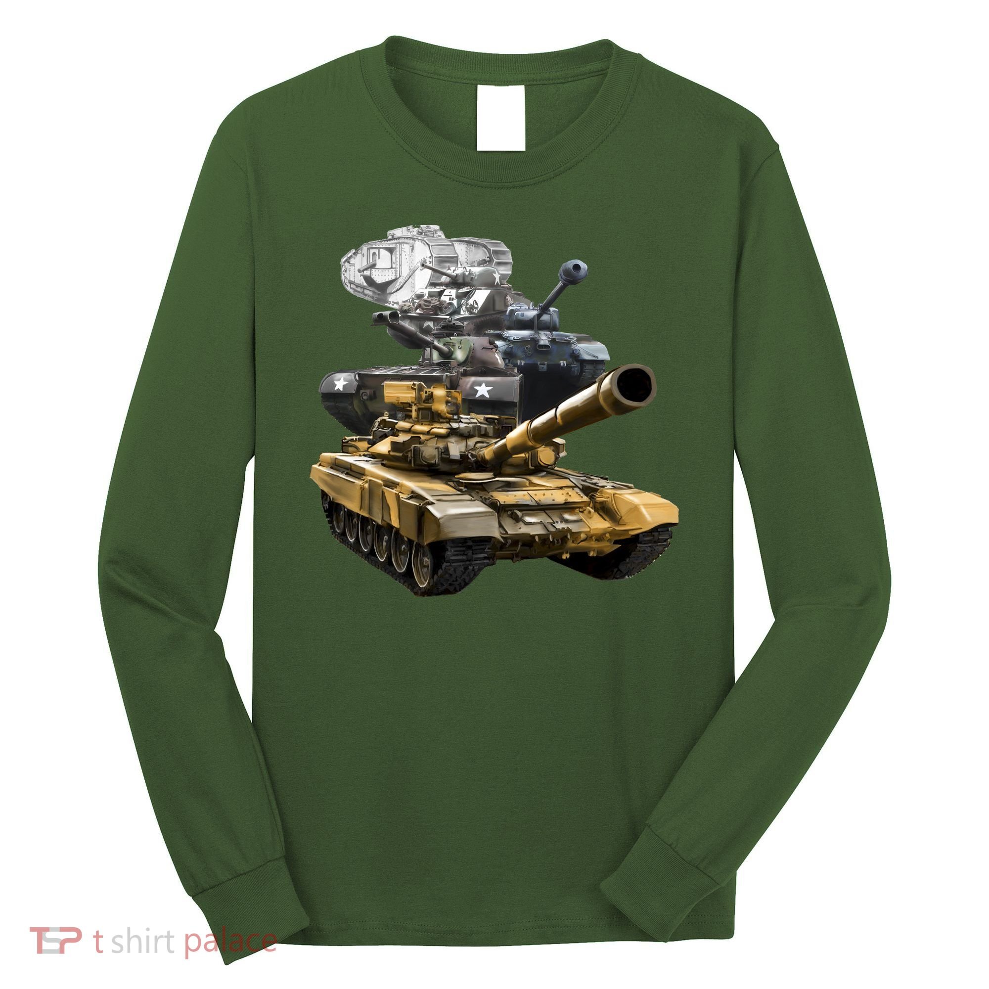 History of The Army Tank Long Sleeve Shirt