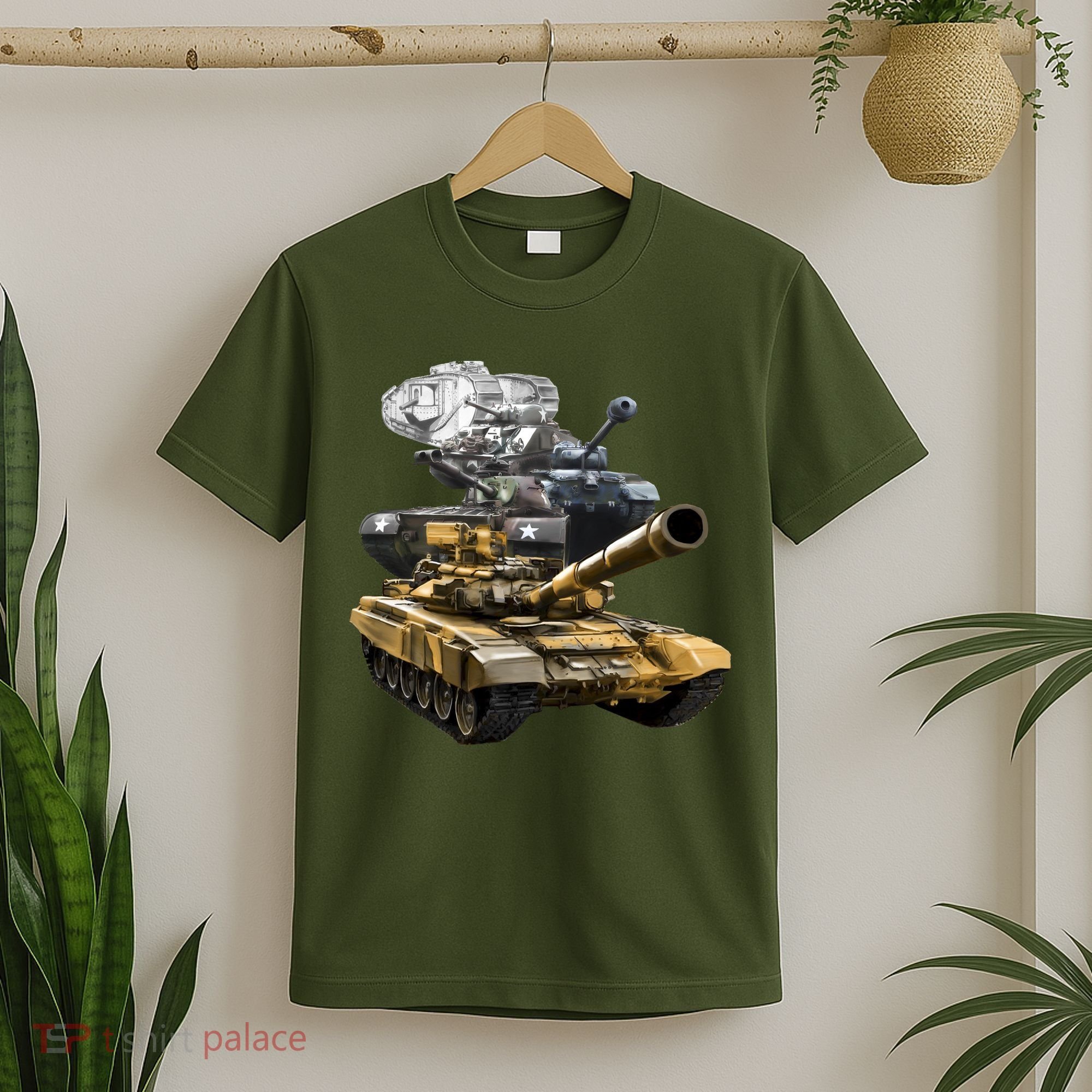 History of The Army Tank T-Shirt